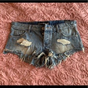 NEW express denim shorts